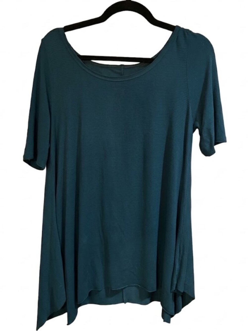 American Eagle Soft & Sexy Teal Asymmetric Tunic Top